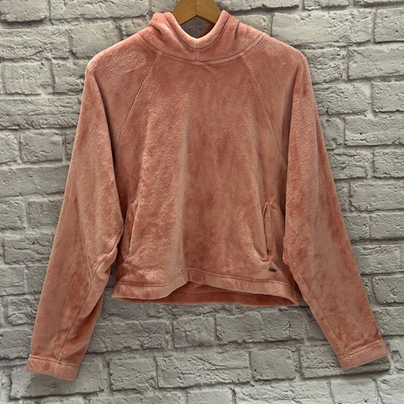 Hollister warm high neck pocketed hoodie - Picture 1 of 7